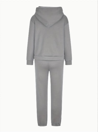 Set aus langärmligem hoodie und jogginghose für damen