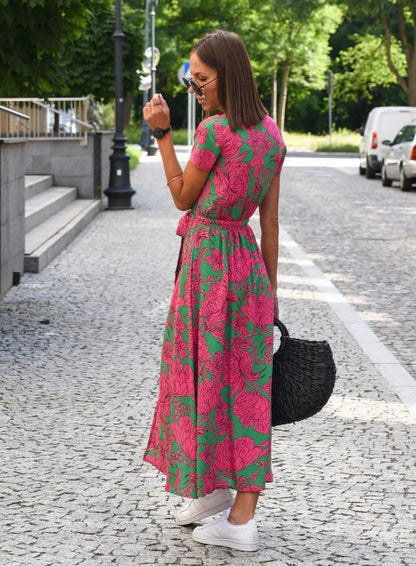 Elegantes und Bequemes Sommerkleid für Damen aus Leichtem Stoff