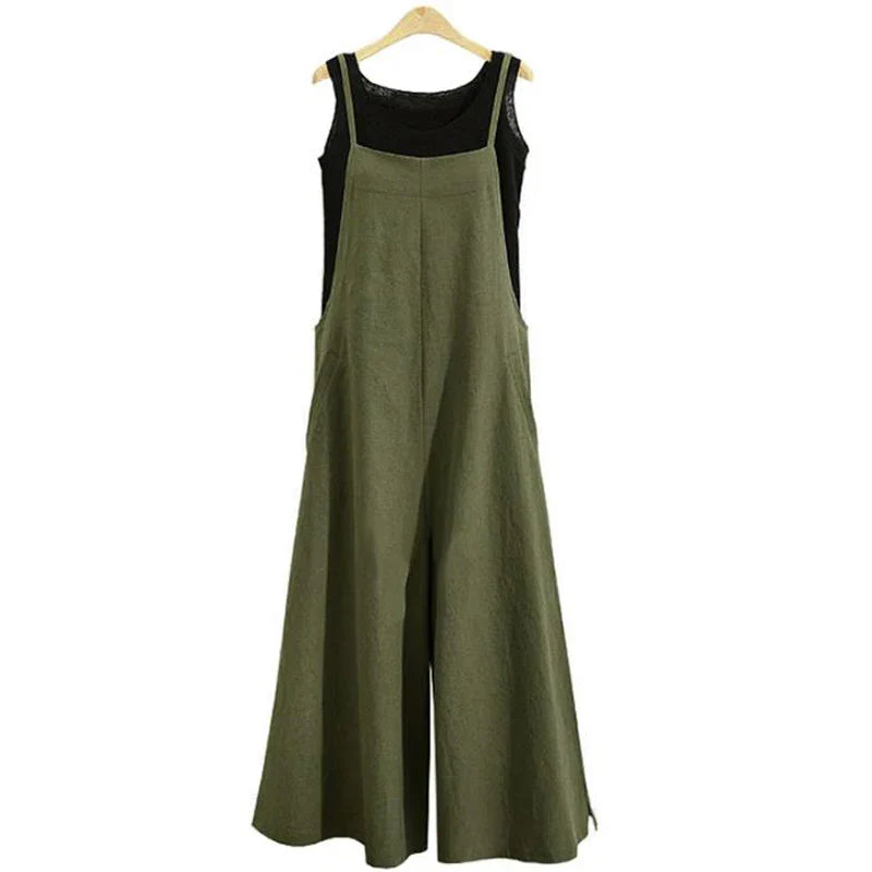 Sommerlicher Jumpsuit aus Leichter Baumwolle für Damen