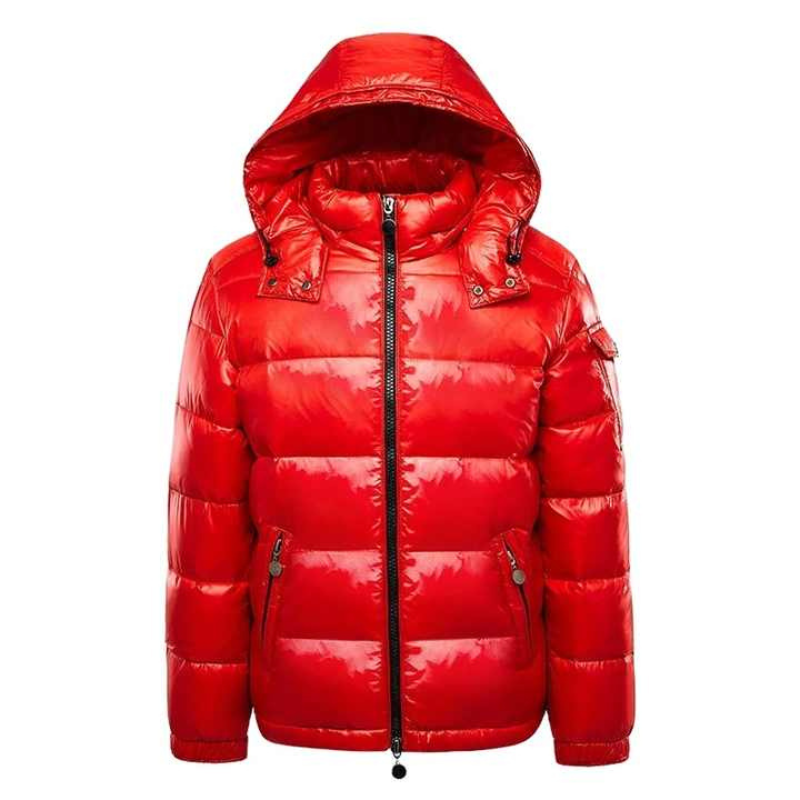 Herren Pufferjacke – Wasserabweisend – Reguläre Passform – Mit Kapuze und Taschen