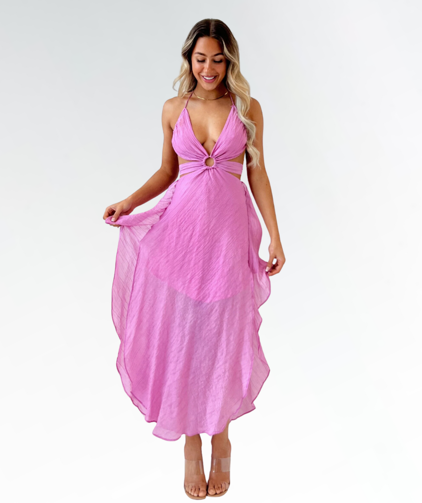 Sommerkleid für Damen aus leichtem Material