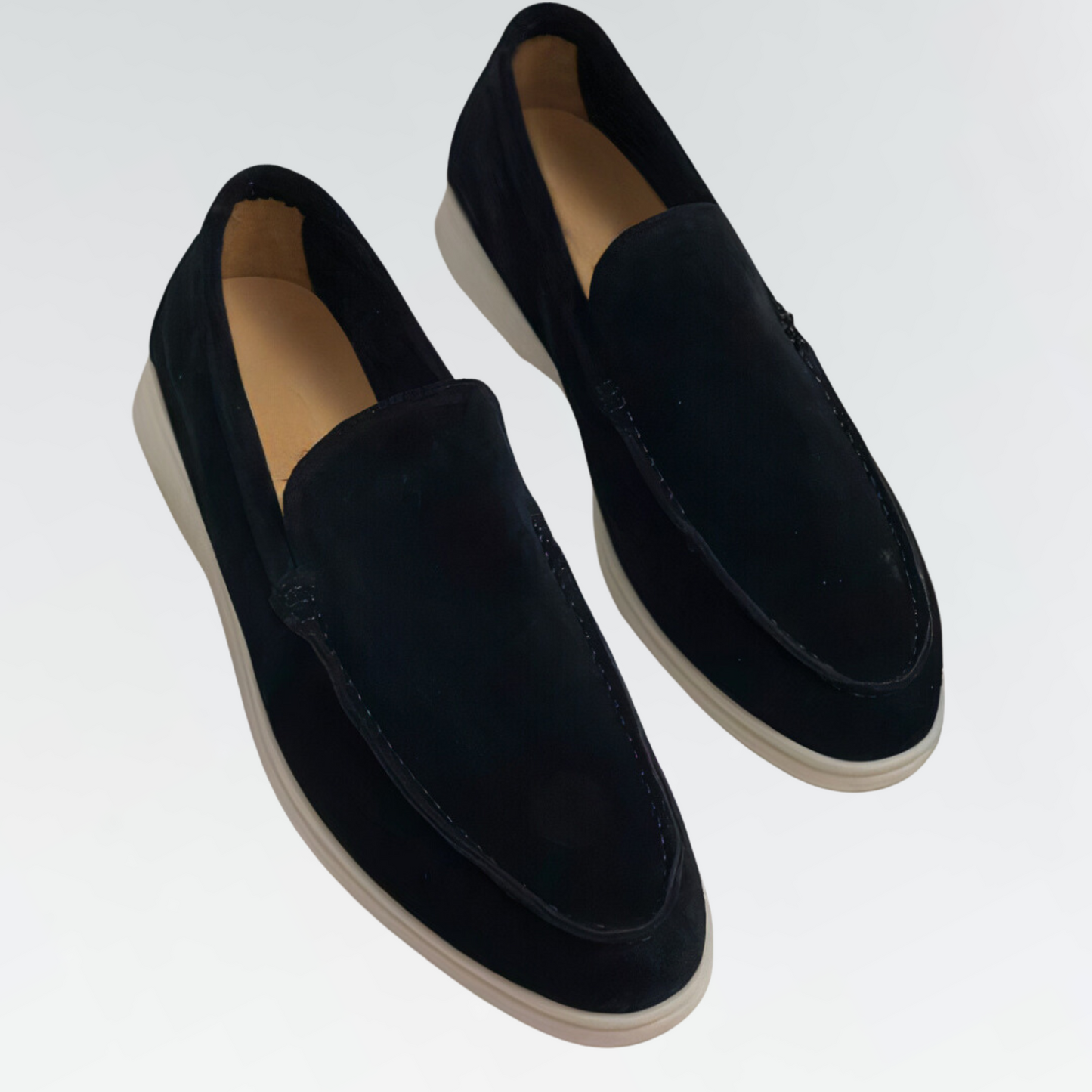 Herren Loafer Leder Vintage Look