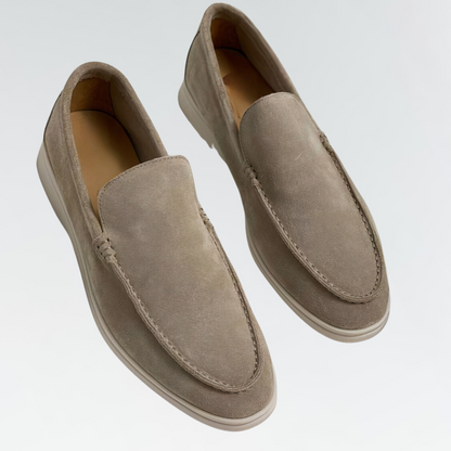 Herren Loafer Leder Vintage Look