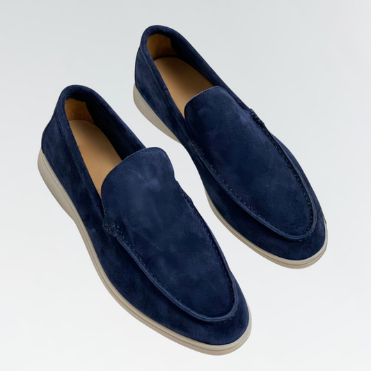 Herren Loafer Leder Vintage Look