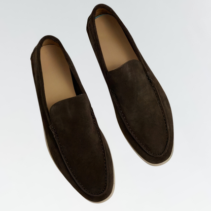 Herren Loafer Leder Vintage Look