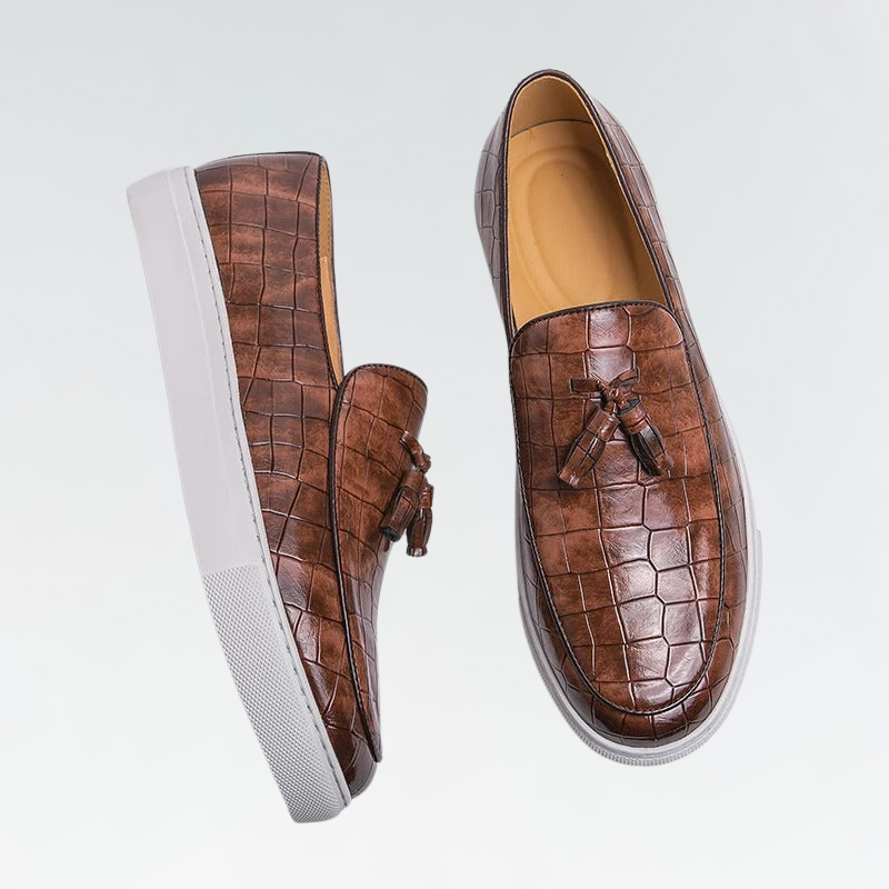 Herren Lederloafers Elegante Schuhe