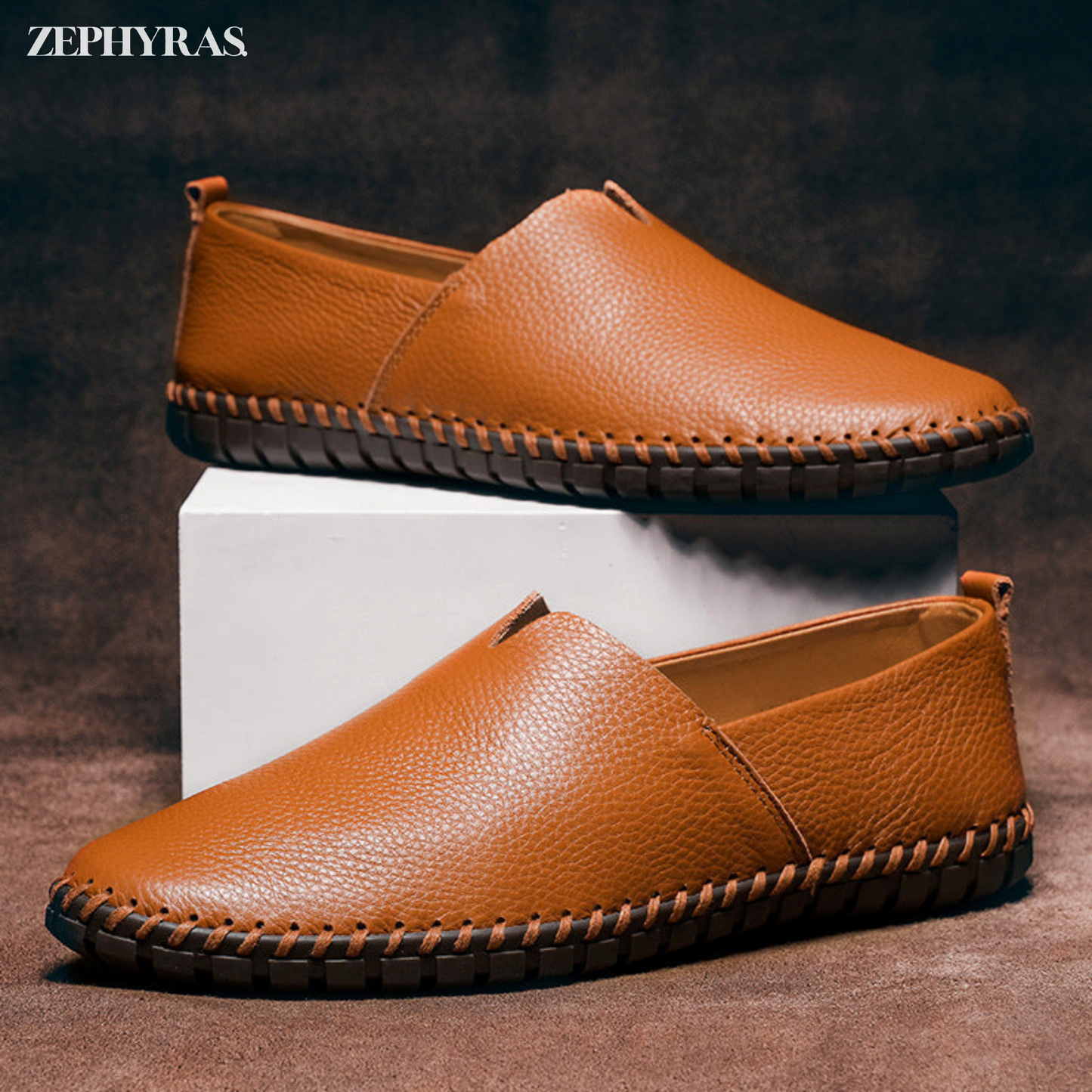 Elegante Herren-Lederloafers