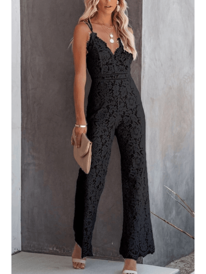 Eleganter Damen Jumpsuit aus Polyester – Perfekt für besondere Anlässe