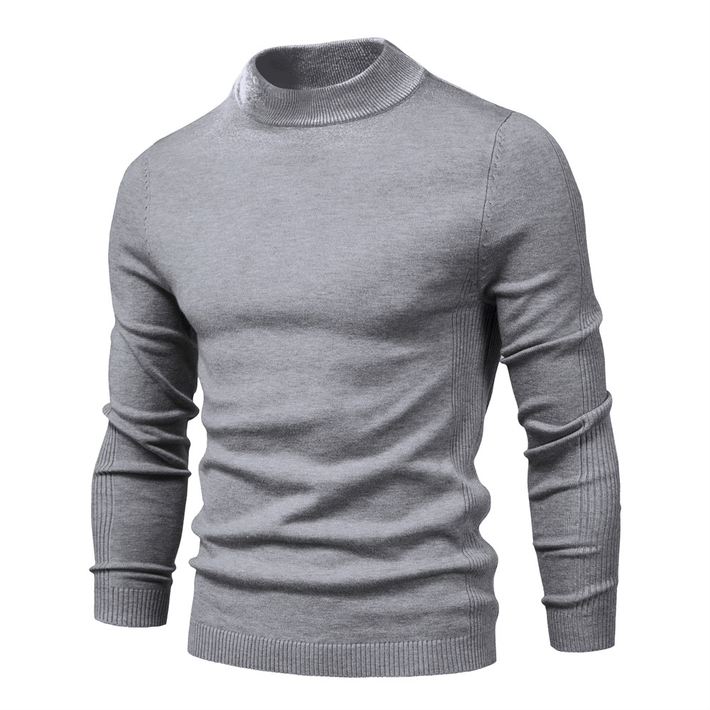 Herren Rollkragenpullover – Weiche Strickqualität – Regular Fit – Langarm Klassisch Elegant