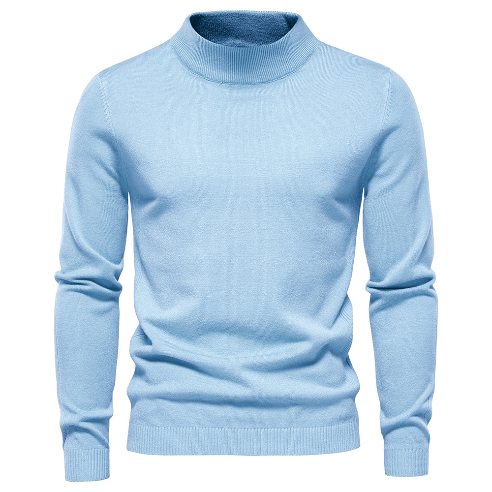 Herren Rollkragenpullover – Weiche Strickqualität – Regular Fit – Langarm Klassisch Elegant