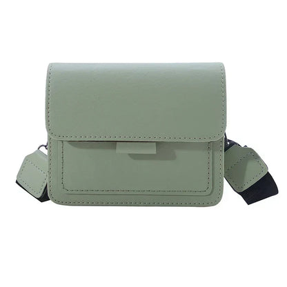 Damen Crossbody-Tasche – Rechteckig & Minimalistisch – Glatte Leder-Optik – Verstellbarer Riemen