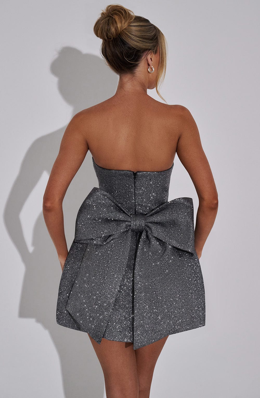 Glitzerndes minikleid für damen