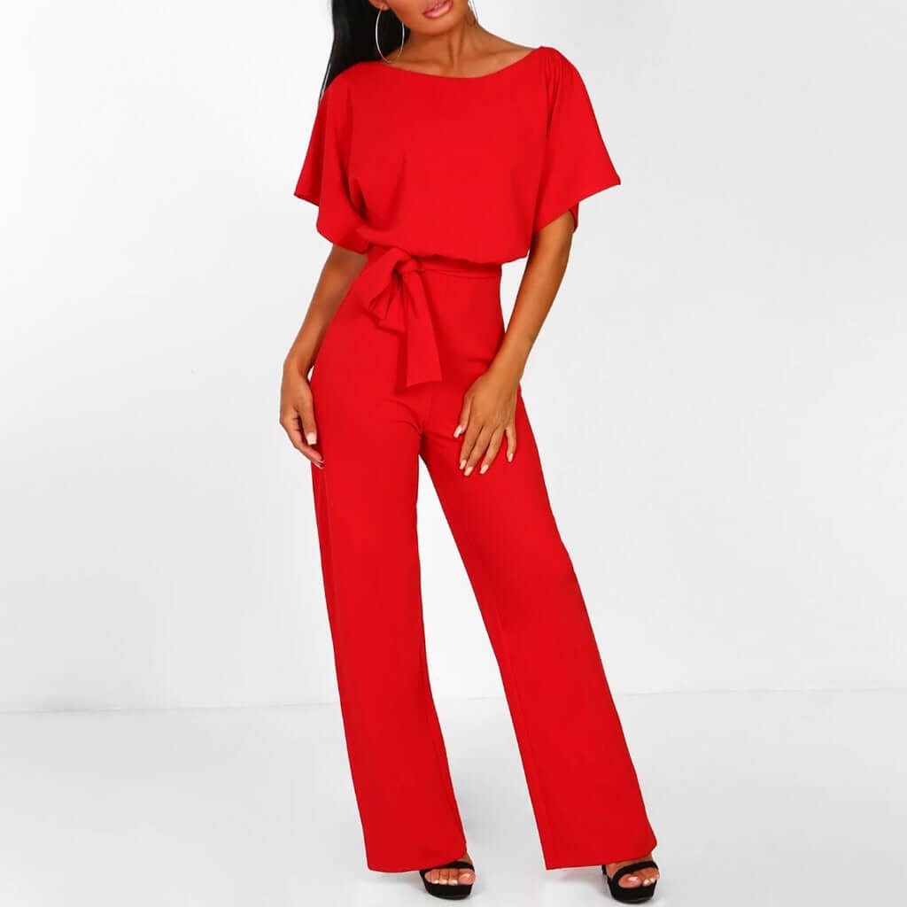 Schlichter und schicker jumpsuit für damen