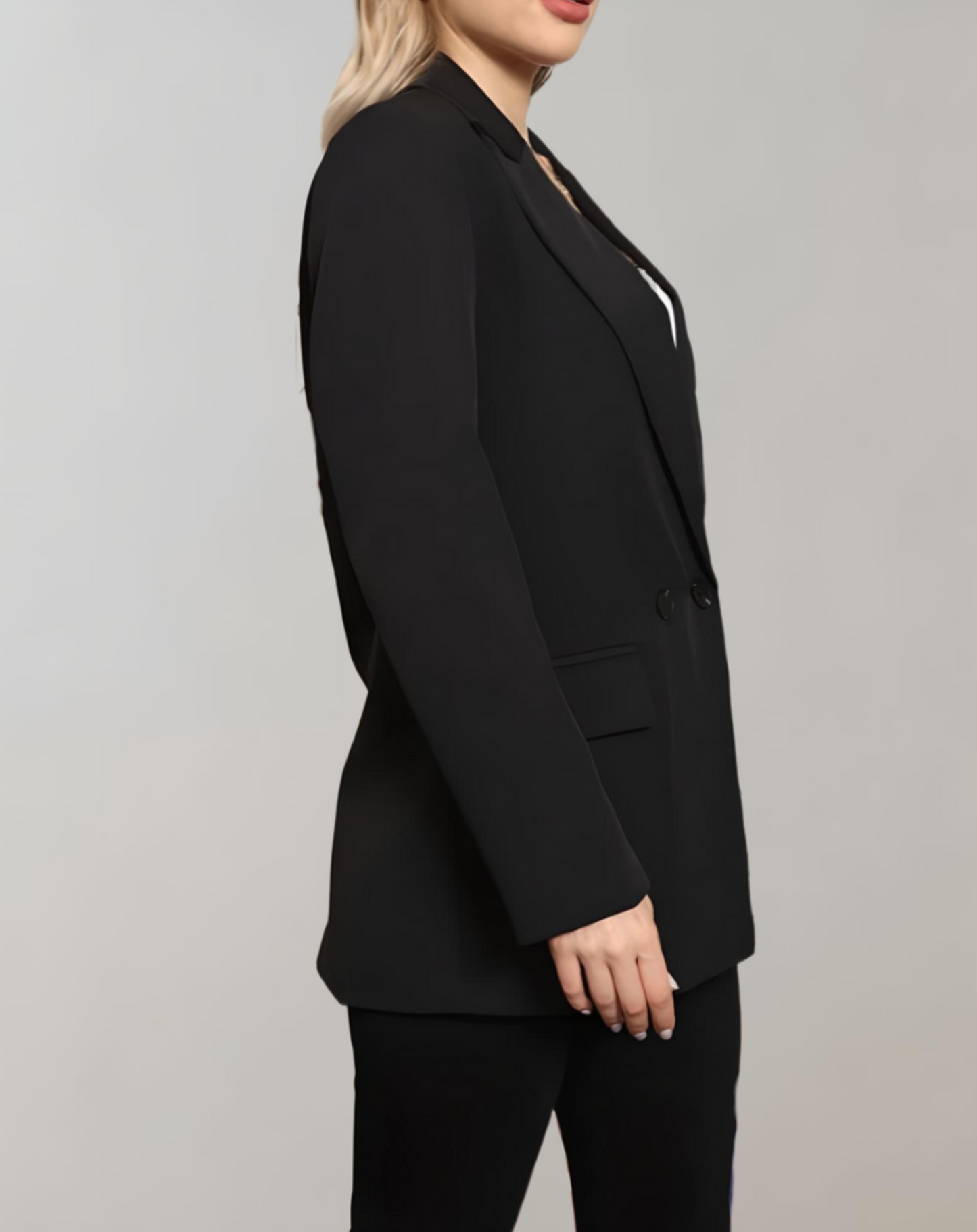 Damen Blazer - Taillierte Passform - Zweireihig mit Knöpfen - Eleganter Business-Look