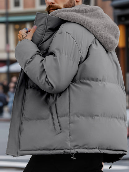 Herren Winterjacke - Wasserabweisend & Gefüttert - Parka mit Kapuze & Taschen