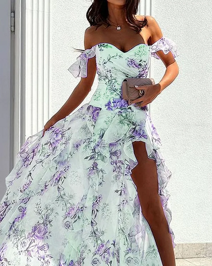 Sommerkleid Damen - Kurzarm Kleid - Klassisches Freizeitkleid