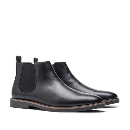 Herren Chelsea Boots – Echtes Leder – Elegantes Design – Rutschfeste Sohle