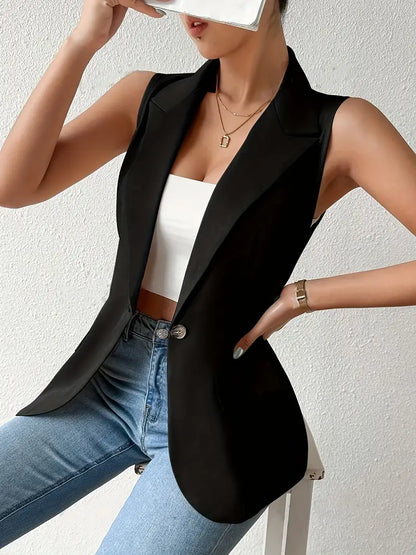 Yesha – Ärmelloser Blazer für stilvolle Raffinesse