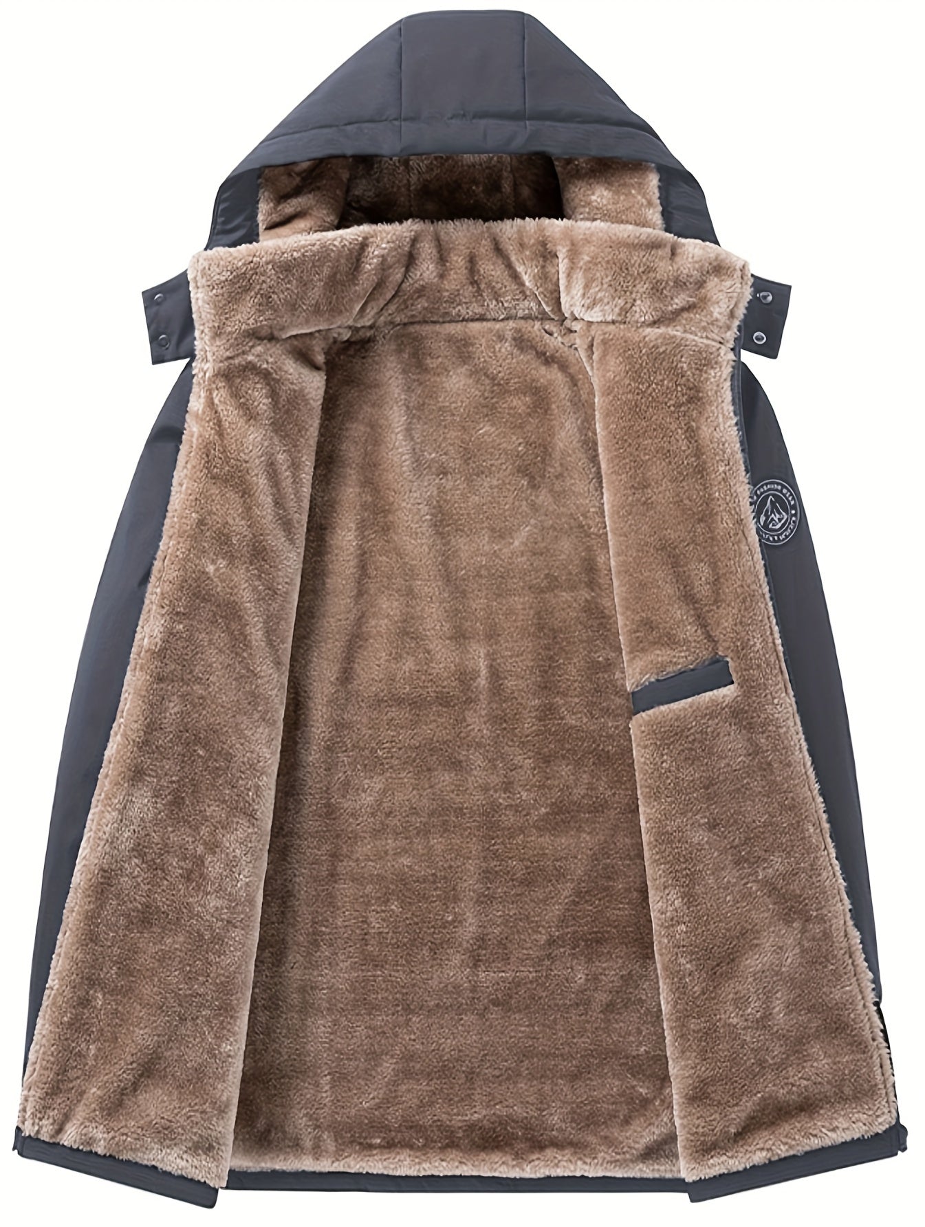 Sven – Fleece-gequiltete Jacke mit Kapuze