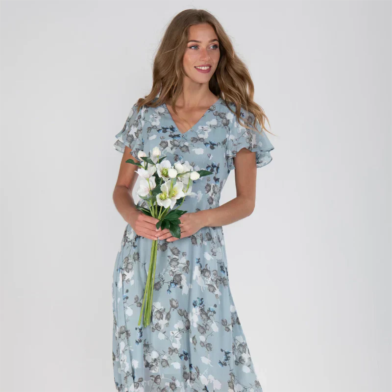 Sommerkleid Damen – Charmante Freizeitkleidung mit Rundhalsausschnitt