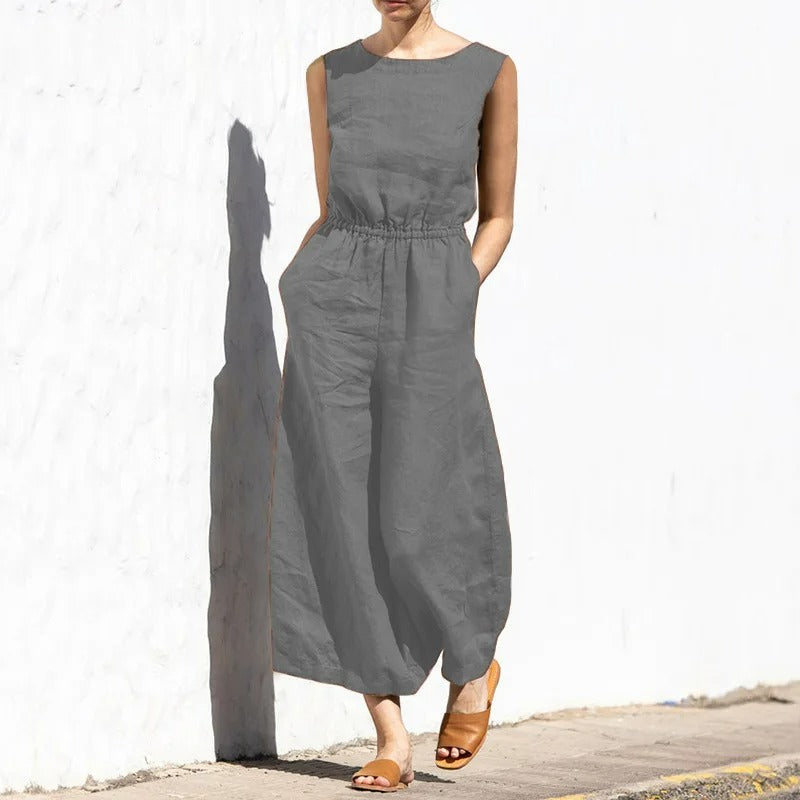 Ärmelloser Jumpsuit Damen | Lässiger Stil, Formell & Atmungsaktiv